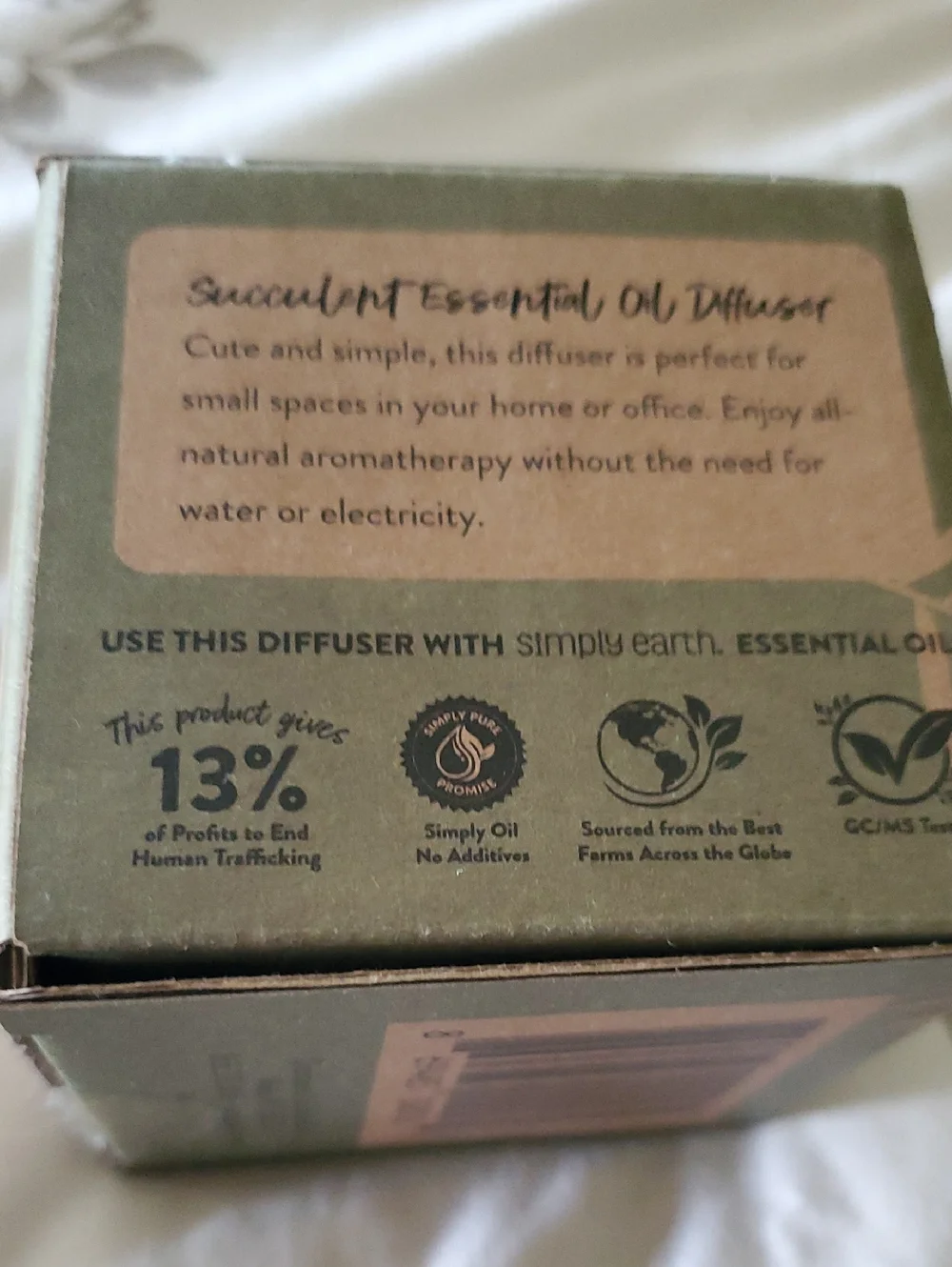 Essential Oil Cactus Diffuser And Orange Oil Bundle